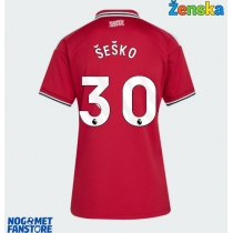 Manchester United Benjamin Sesko #30 Domaci Dres za Ženska 2026-27 Kratak Rukav